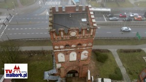 Malbork. Na ratunek pomorskich zabytków ? będzie kolejny remont Bramy Mariackiej. Zobacz wideo z drona ? 28.02.2024