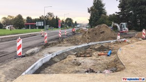 Malbork: Postęp prac przy skrzyżowaniu DK515 i ul. Kotarbińskiego. Zobacz wideo i zdjęcia [08.10.2025] 