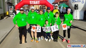 Bieg Charytatywny dla Zosi ? sport i dobroczynność z okazji Dnia Kobiet w Nowym Stawie. Wideo i zdjęcia
