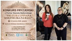 Księżniczka na balu - zaproszenie do konkursu fryzjerskiego o Puchar Starosty Malborskiego. Wideo