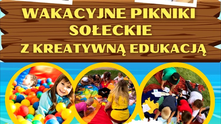 Gmina Miłoradz. W weekend wakacyjne pikniki z kreatywną edukacją. Szczegóły…