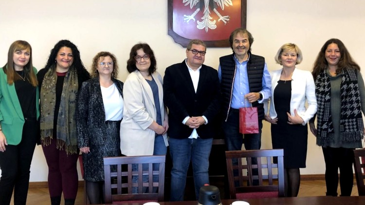 Malbork. Delegacja z Grecji odwiedziła Starostwo Powiatowe.