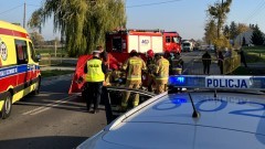 DW515. Wypadek z udziałem motocyklisty – policja wyjaśnia okoliczności zdarzenia.