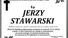 Zmarł Jerzy Stawarski. Miał 66 lat.