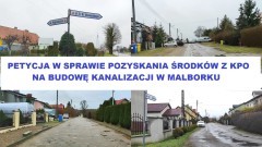 PETYCJA W SPRAWIE POZYSKANIA ŚRODKÓW Z KPO NA BUDOWĘ KANALIZACJI W MALBORKU