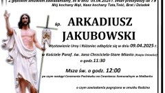 Zmarł Arkadiusz Jakubowski. Miał 79 lat.