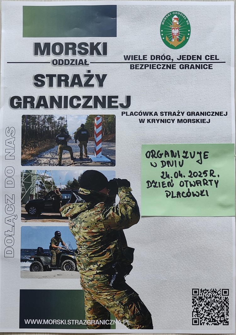 Straż Graniczna w Krynicy Morskiej zaprasza na Dzień otwarty