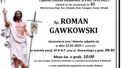 Zmarł Roman Gawkowski. Żył 63 lata.