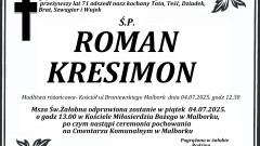 Zmarł Roman Kresimon. Miał 71 lat.