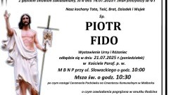 Zmarł Piotr Fido. Miał 61 lat.