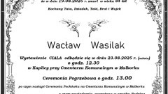 Zmarł Wacław Wasilak. Miał 84 lata.