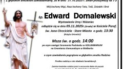 Zmarł Edward Domalewski. Miał 73 lata.