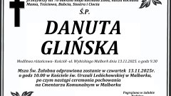 Zmarła Danuta Glińska. Miała 70 lat.
