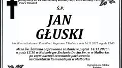 Zmarł Jan Głuski. Miał 81 lat.