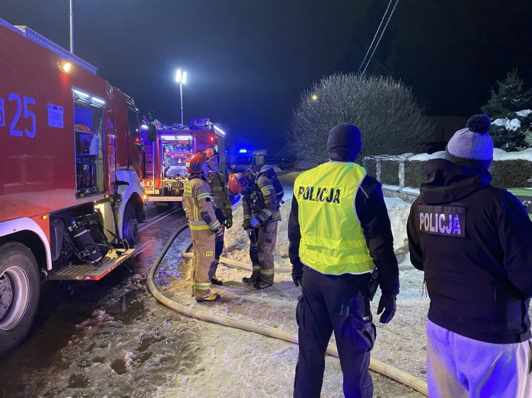 Pożar Rodzinnego Domu Dziecka – Nowy Dwór Gdański 16.01.2026