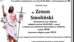 Zmarł Zenon Smoliński. Miał 60 lat.