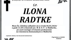 Zmarła Ilona Radtke. Miała 54 lata.