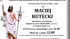 Zmarł Maciej Rutecki. Miał 46 lat.