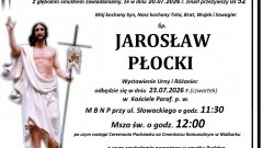 Zmarł Jarosław Płocki. Miał 52 lata.