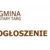 OGŁOSZENIE WÓJTA GMINY STARY TARG