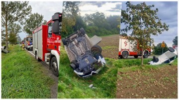Zderzenie dwóch samochodów w Chlebówce na DK55. Jedna osoba trafiła…