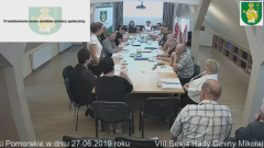 VIII sesja Rady Gminy Mikołajki Pomorskie na żywo