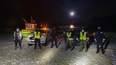Mierzeja Wiślana. Policyjne działania przeciwko bursztyniarzom.