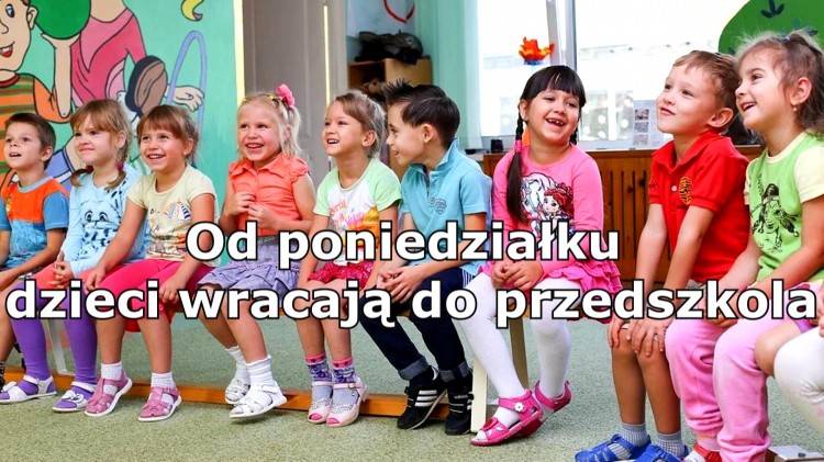 Od poniedziałku dzieci wracają do przedszkola. Co jeszcze się poluzowało…