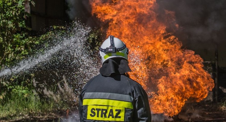 Pożar budynku gospodarczego w Solnicy – raport nowodworskich służb…