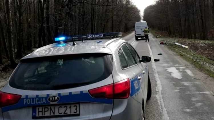 Sztum. Potrącony rowerzysta z obrażeniami ciała trafił do szpitala.…