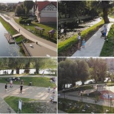 Bulwaru wzdłuż rzeki Tugi w Nowym Dworze Gdańskim gotowy. Zobacz wideo…